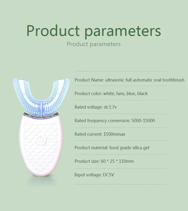 Sonic U-Shaped Electric Toothbrush
